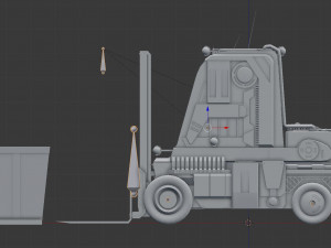 sci-fi forklift 3D मॉडल