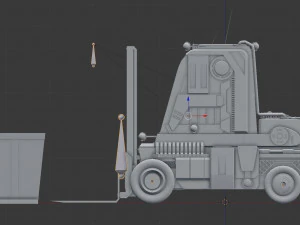 विज्ञान-फाई फोर्कलिफ्ट 3D मॉडल