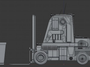 sci-fi forklift 3D मॉडल