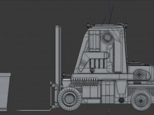 विज्ञान-फाई फोर्कलिफ्ट 3D मॉडल