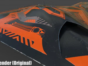 drone esportivo Modelo 3D