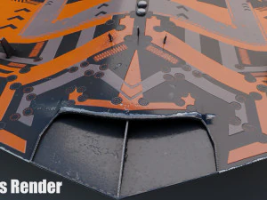 drone esportivo Modelo 3D