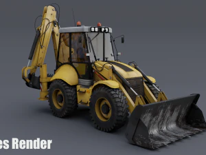 trator b115 Modelo 3D