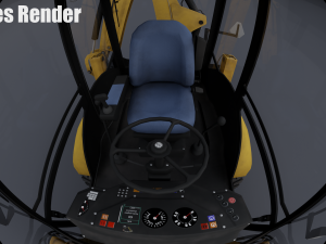 tractor b115 Modelo 3D