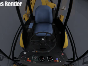 trator b115 Modelo 3D