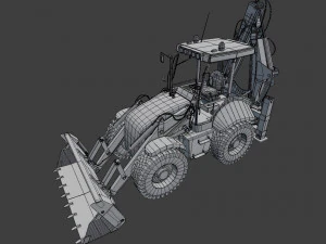 trator b115 Modelo 3D