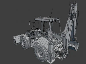 trator b115 Modelo 3D