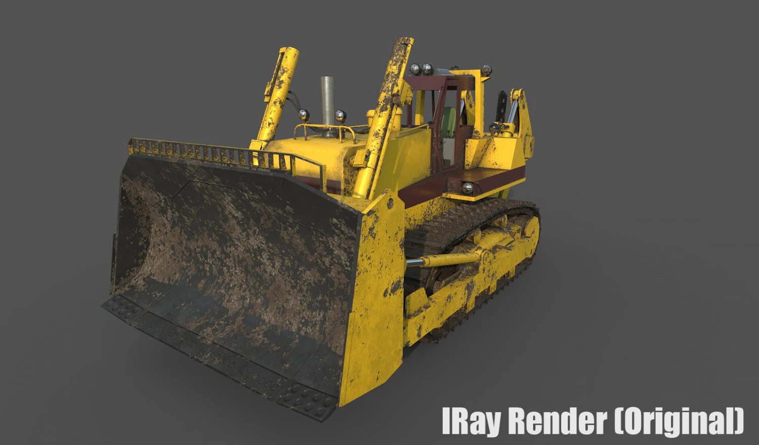 tractor t40 3D Model .c4d .max .obj .3ds .fbx .stl .blend 