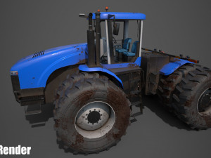 agrimotor t9050 3Dモデル