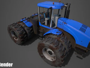 agrimotor t9050 3D Model