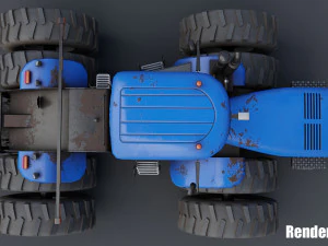 agrimotor t9050 3D Model