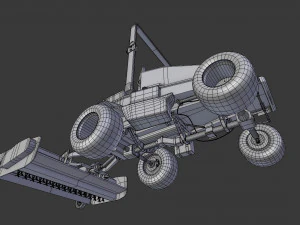 mesin pemotong rumput Model 3D