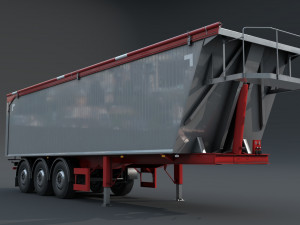 semitrailer 3D 모델