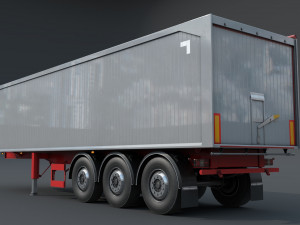 semitrailer 3D मॉडल
