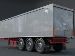 semitrailer 3D Model