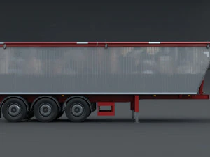 semitrailer 3D Model