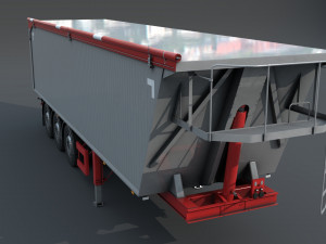 semitrailer 3D मॉडल