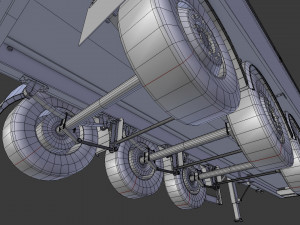 semitrailer 3D मॉडल