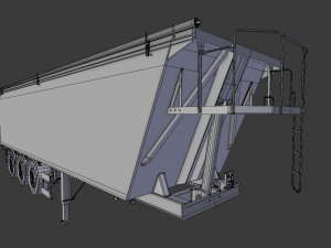 semitrailer 3D मॉडल