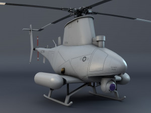 unmanned helicopter 3D 모델
