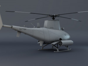 unmanned helicopter Modello 3D