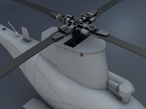 unmanned helicopter Modello 3D