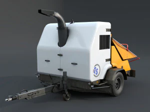 desfibradora Modelo 3D