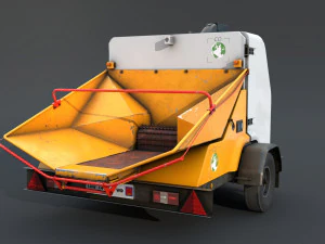 desfibradora Modelo 3D