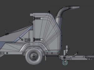 desfibradora Modelo 3D