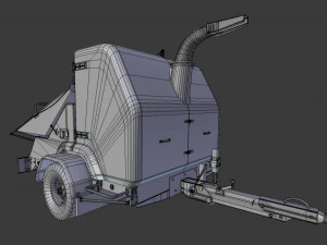 desfibradora Modelo 3D