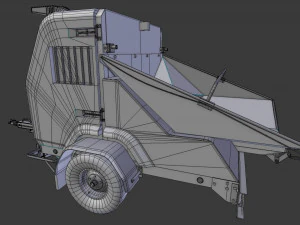 desfibradora Modelo 3D