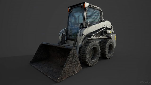 tractor l218 dirt 3D 模型 .c4d .max .obj .3ds .fbx .stl .blend 
