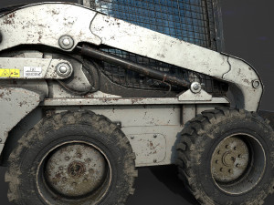 tractor l218 dirt 3D 模型