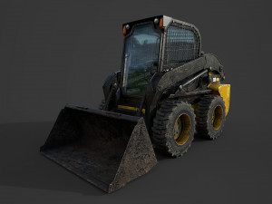 tractor l218 dirt 3D 模型