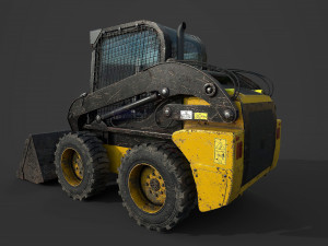 tractor l218 dirt 3D 模型