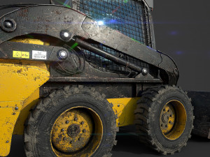 tractor l218 dirt 3D 模型