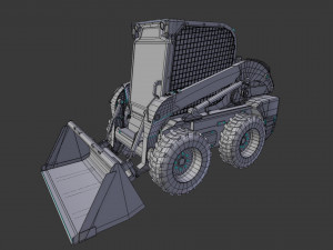 tractor l218 dirt 3D 模型