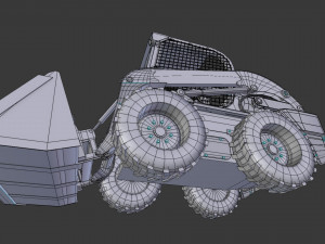 tractor l218 dirt 3D 模型
