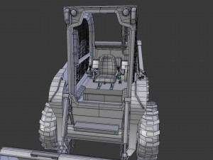 tractor l218 dirt 3D 模型