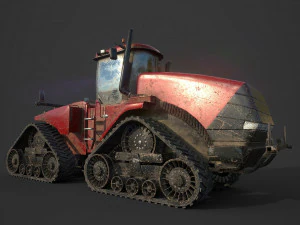 tractor 600 hp 3D Model