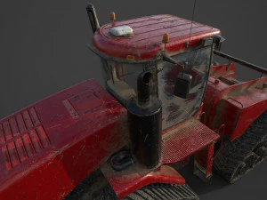tractor 600 hp 3D Model