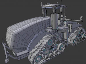 tractor 600 hp 3D Model