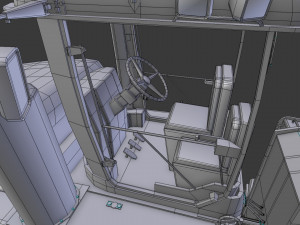 tractor 600 hp Modelo 3D