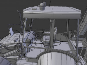 tractor b115 Model 3D