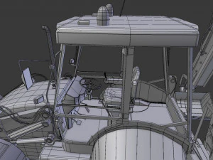 tractor b115 3D Model