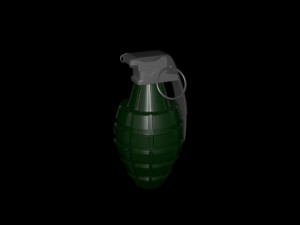 mk2 grenade Model 3D