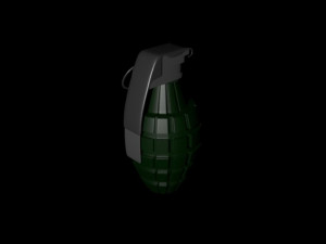 mk2 grenade Model 3D