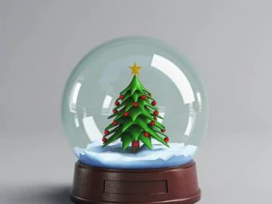 스노우 글로브 3D 모델