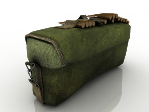 bag with ammunition 3D Model