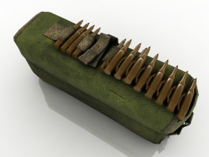 bag with ammunition 3D Model